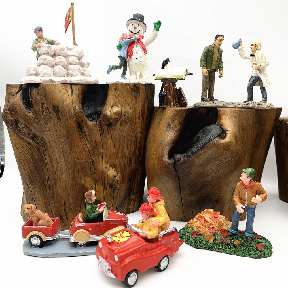 Bonsai Garden Desk - Miniature Doll Gardening Decor DIY Sand