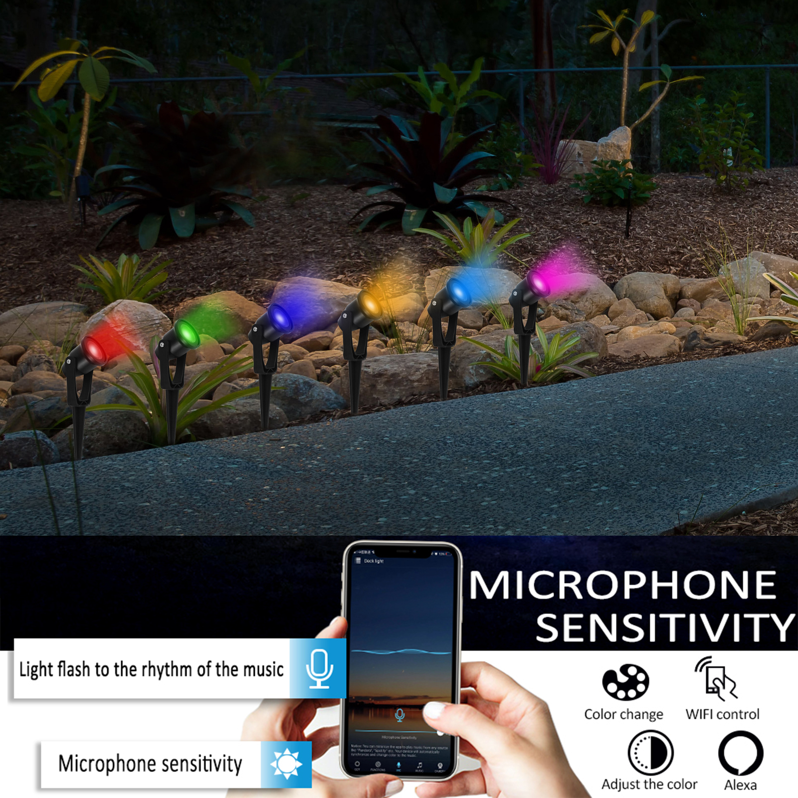 6-Pack LED WIFI Smart Lights M - Bonsai Garden In Dc 评论和价格