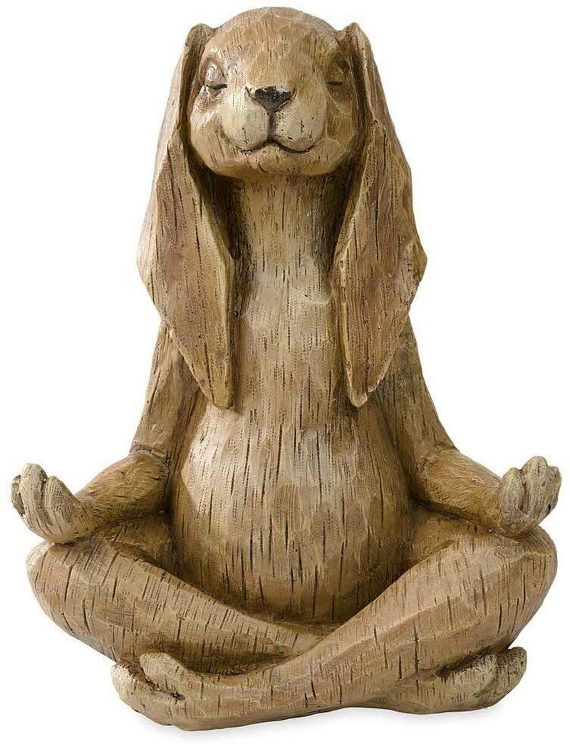 Meditating Zen Animal Sculptur - Bonsai Garden Fountain 评论和价格