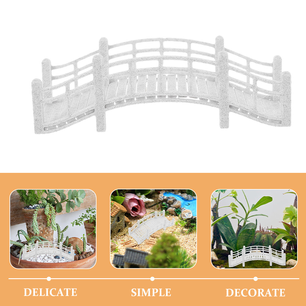 Miniature Arch Bridge Garden A - Bonsai Garden Miniature 评论和价格