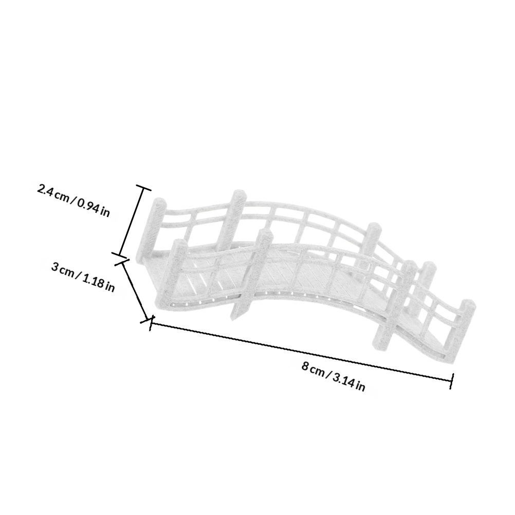 Miniature Arch Bridge Garden A - Bonsai Garden Miniature 评论和价格