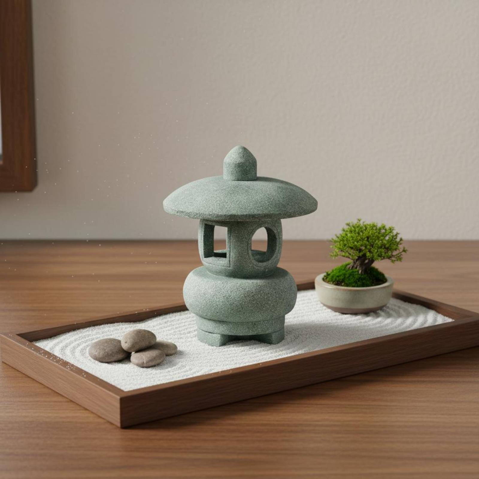 Miniature Stone Lantern Antiqu - Bonsai Garden Plants 评论和价格