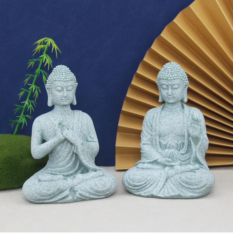 Stone Buddha Little Monks Stat - Bonsai Garden Thailand 评论和价格