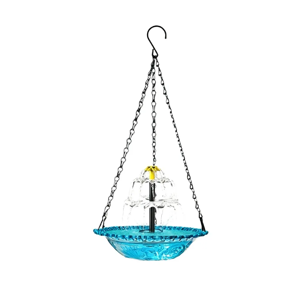 Hanging Solar Powered Birdbath - Bonsai Garden Fountain 评论和价格