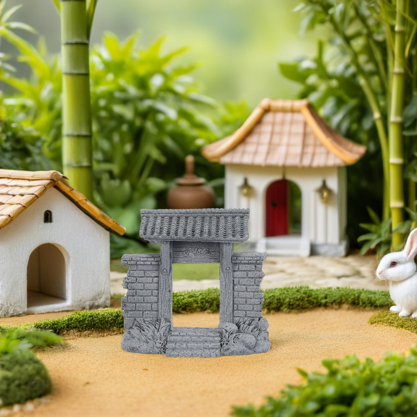 Micro Bonsai Landscaping Gate  - Bonsai Garden Desk 评论和价格