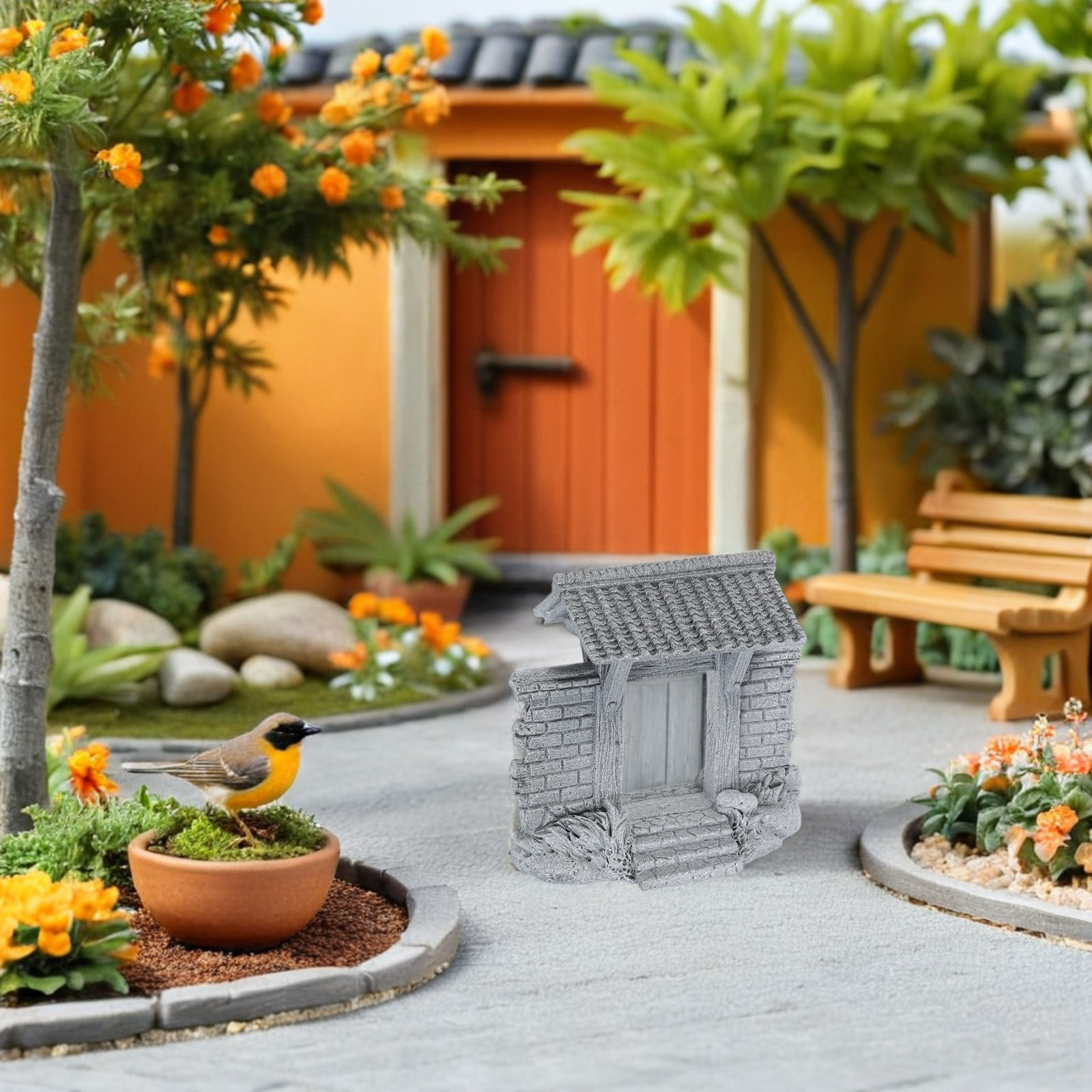 Micro Bonsai Landscaping Gate  - Bonsai Garden Desk 评论和价格
