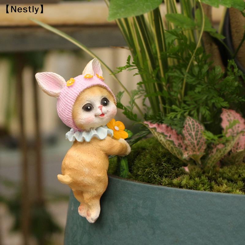 Miniature Hanging Cat Figurine - Bonsai Garden Miniature 评论和价格