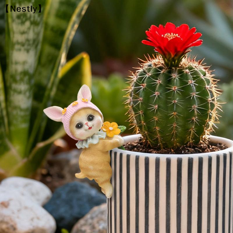 Miniature Hanging Cat Figurine - Bonsai Garden Miniature 评论和价格