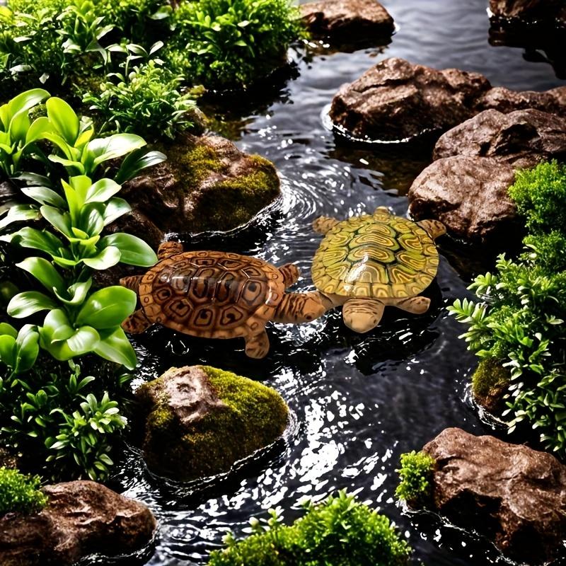 6 mini turtle statues for aqua - Bonsai Garden Miniature 评论和价格