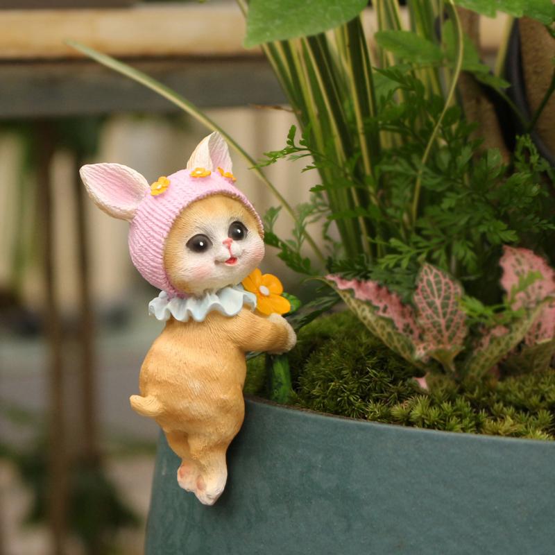 New Miniature Hanging Cat Figu - Bonsai Garden Miniature 评论和价格