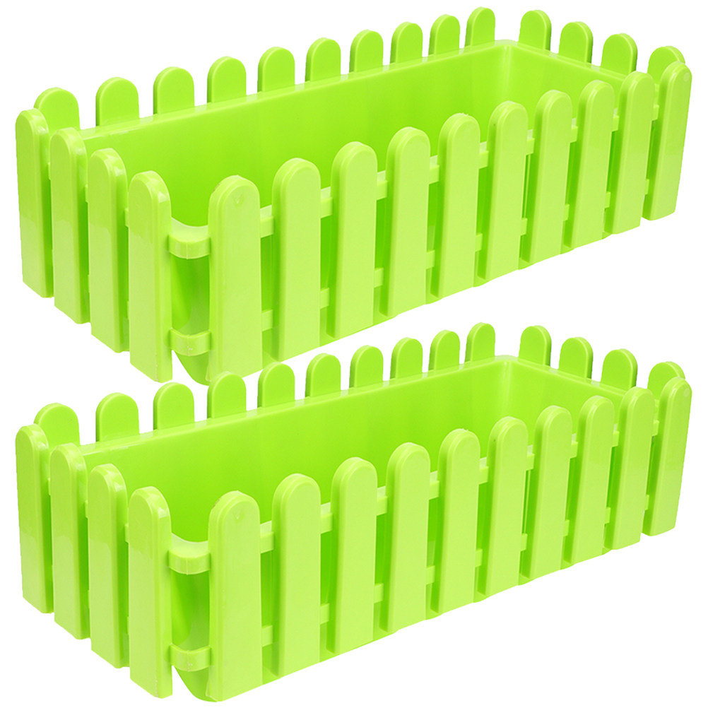 2Pcs Rectangular Planter Box f - Bonsai Garden Plants 评论和价格