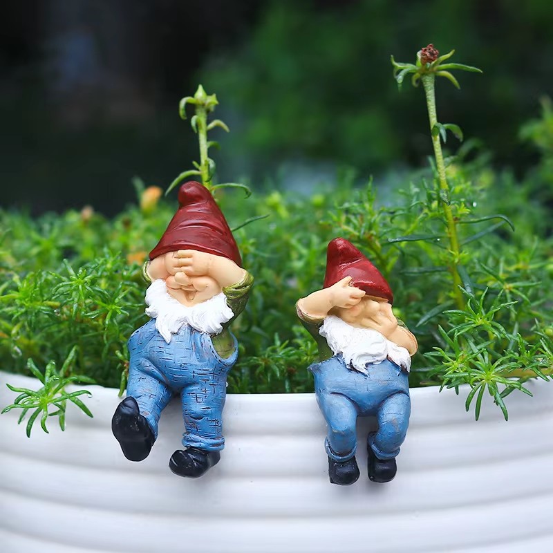 6pcs/Set Creative Climbing Gno - Bonsai Garden Desk 评论和价格