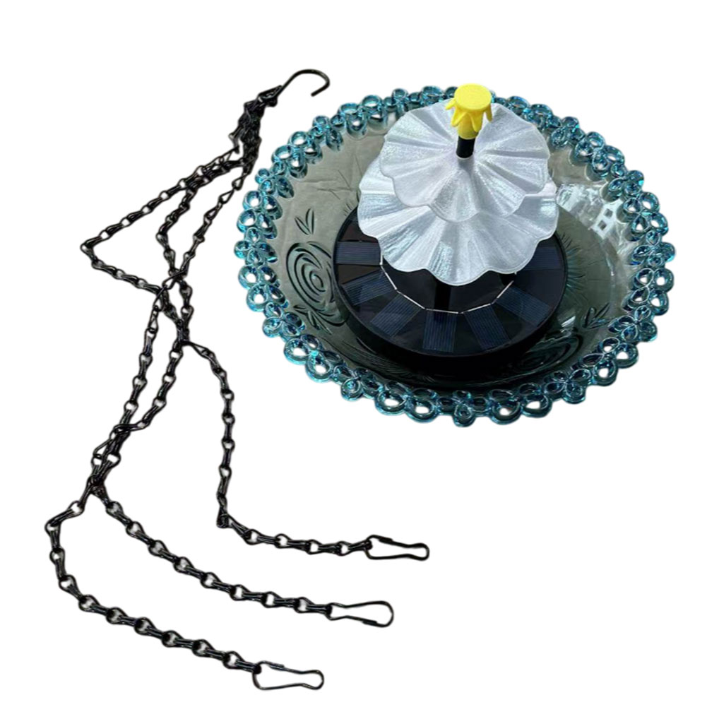 Hanging Solar Powered Birdbath - Bonsai Garden Fountain 评论和价格