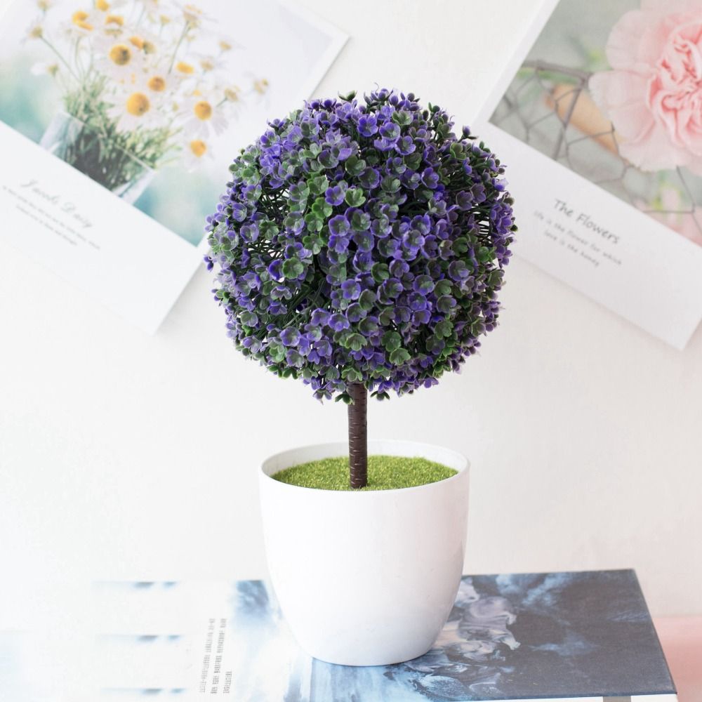 Pot New Artificial Plants Bons - Bonsai Garden Desk 评论和价格