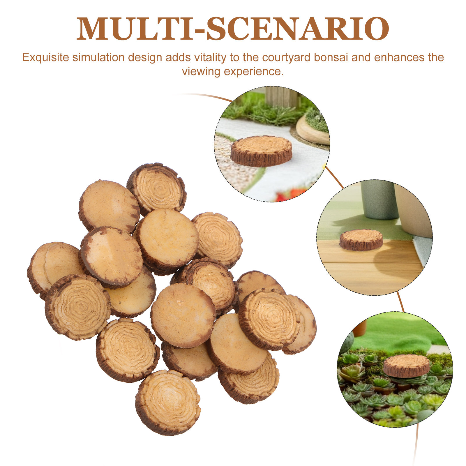20Pcs Micro Landscape Resin St - Bonsai Garden Miniature 评论和价格
