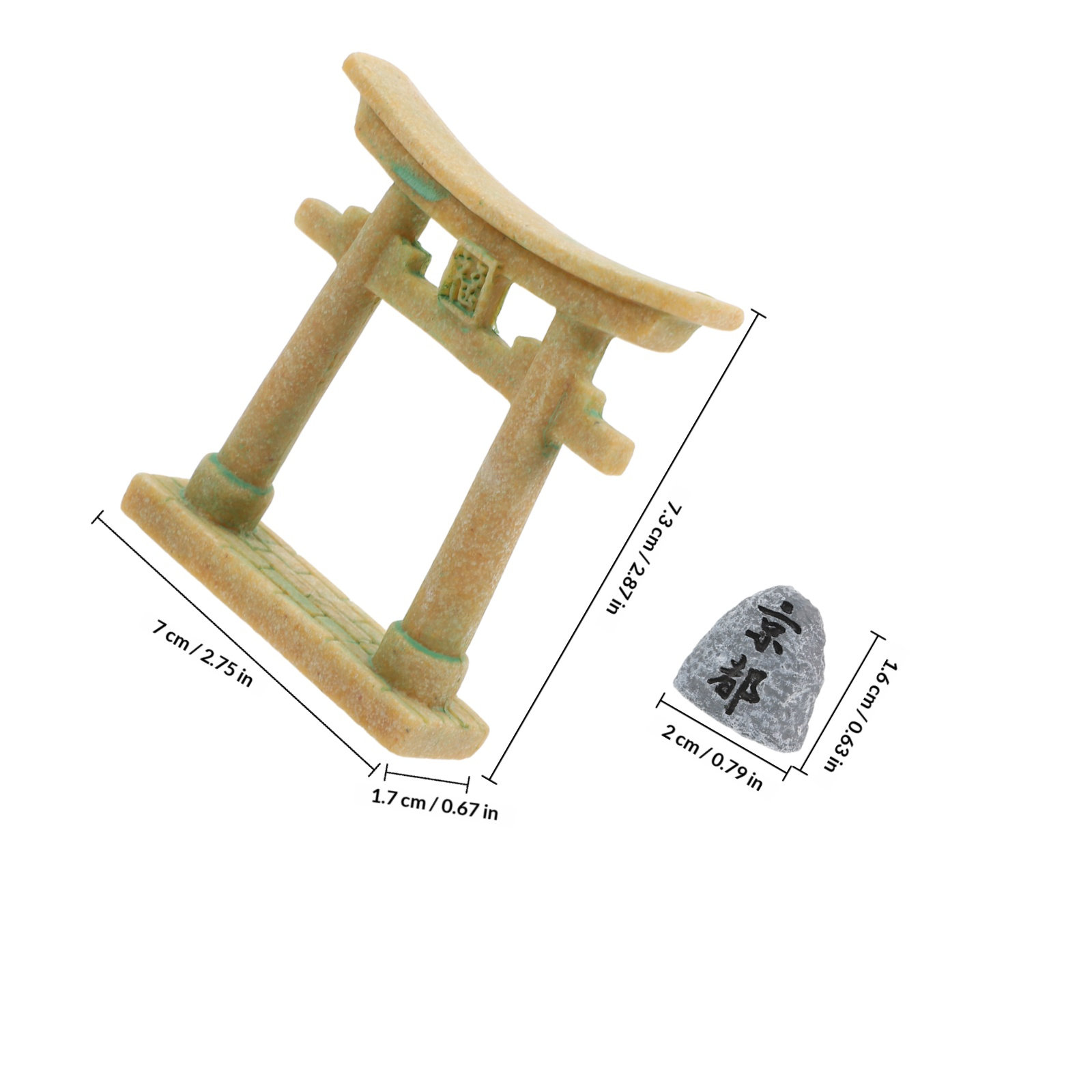 Japanese Miniature Torii Gate  - Bonsai Garden Kyoto 评论和价格