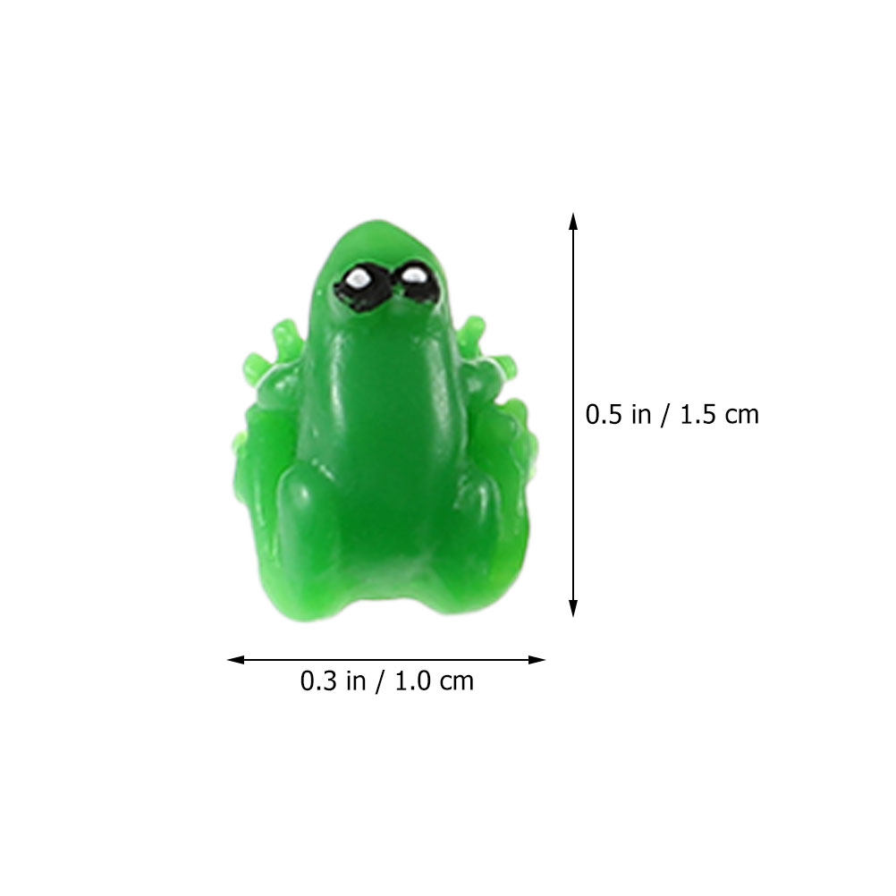 10Pcs Mini Frog Statue Resin G - Bonsai Garden Desk 评论和价格